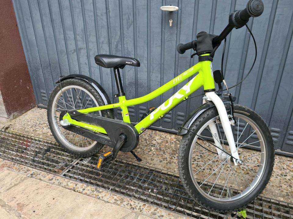 Puky Cyke 18 Zoll Kinderfahrrad 3-Gang Nabenschaltung grün in Hochheim am Main