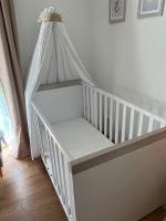 Kinderbett / Babybett 140x70 mit Zubehör und Matratze Kr. München - Höhenkirchen-Siegertsbrunn Vorschau