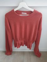 Zara Crop-Pulli kurzer Pulli Pullover cropped Volant orange rot S Nordrhein-Westfalen - Mülheim (Ruhr) Vorschau