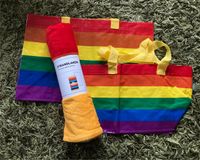 Regenbogen Strandset Taschen und Strandtuch Baden-Württemberg - Karlsruhe Vorschau