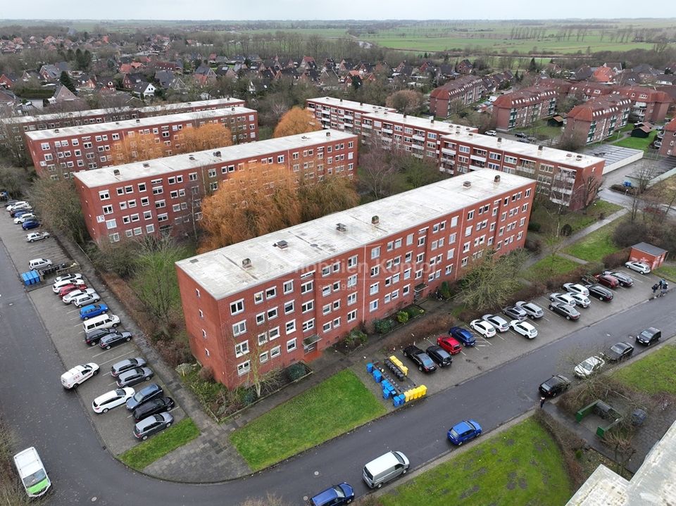 Larrelt! Großzügige Eigentumswohnung im EG Links mit 4ZKB mit Balkon! in Emden