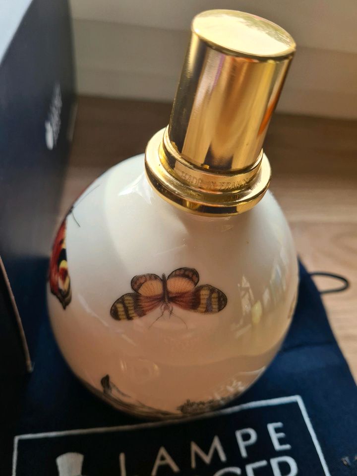 Lampe Berger Schmetterlin in OVP Gold weiß in Thalmässing