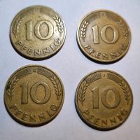 10 Pfennig D F G J Bank Deutscher Länder 1949 sammeln Münze Niedersachsen - Clausthal-Zellerfeld Vorschau
