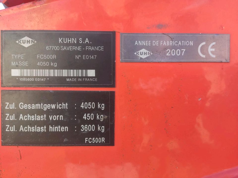 Kuhn Alterna 500 R in Bad Tennstedt