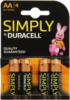 Duracell Simply AA 4 Pack Alkali 1.5 V  (10x 4Stk) Nordrhein-Westfalen - Niederkassel Vorschau