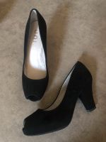 Unisa Pumps, Peeptoes, schwarz, Leder, Gr. 38 Hannover - Vahrenwald-List Vorschau