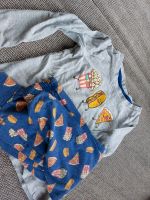 Schlafanzug Pyjama Baumwolle 98/104 Pizza Popcorn Hotdog Alive Saarland - Nohfelden Vorschau