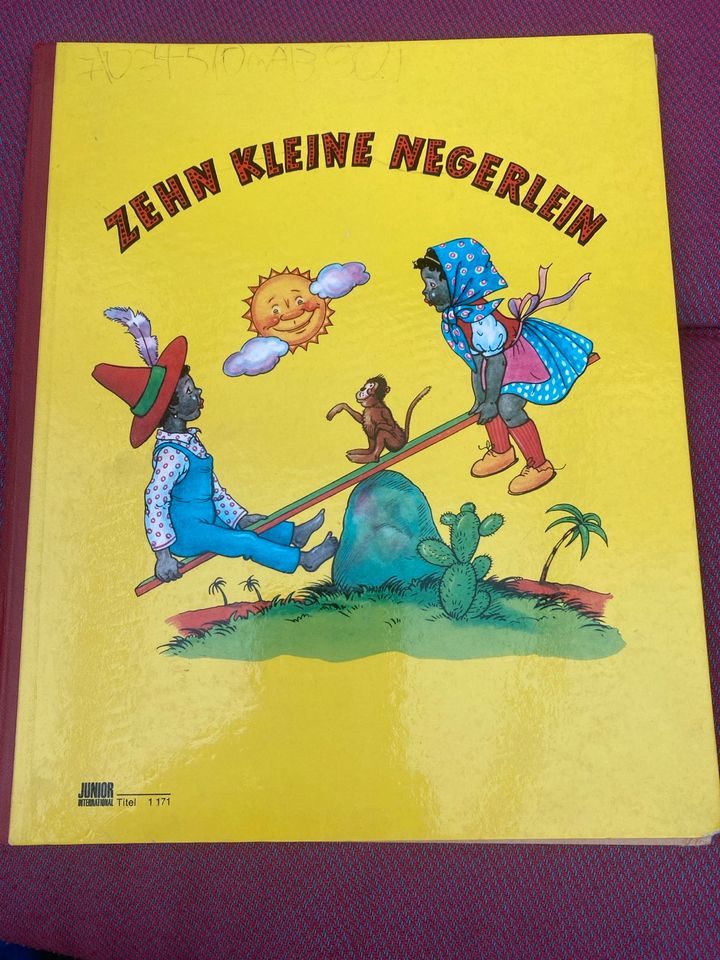 Zehn kleine Negerlein Bilderbuch von Obermaier-Wenz antik alt in Abstatt