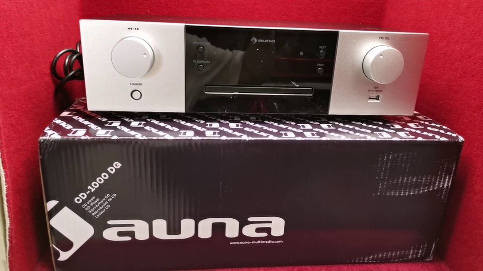 Auna CD-1000 DG CD-Player *CD, CD-R, MP3, RW, FB, USB, Koax, Cinc in Dresden