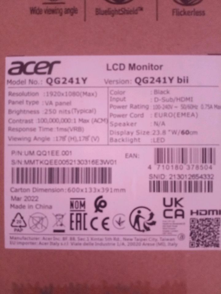 Acer PC Monitor in Köln