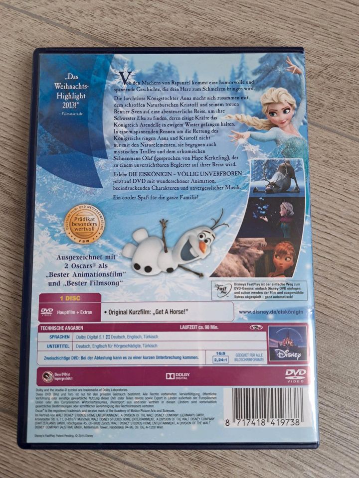 DVD Disney Die Eiskönigin völlig unverfroren in Fürstenwalde (Spree)