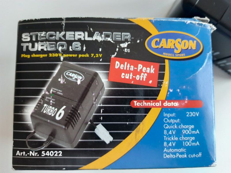 Carson Turbo 6 Delta Peak 7,2V XT60 Stecker RC Ladegerät in Stuttgart - Bad  Cannstatt | Modellbau gebraucht kaufen | eBay Kleinanzeigen ist jetzt  Kleinanzeigen