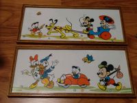 2 Bilder mit Motiven von Walt Disney, Mickey Maus, Donald, Daisy Sachsen - Löbau Vorschau