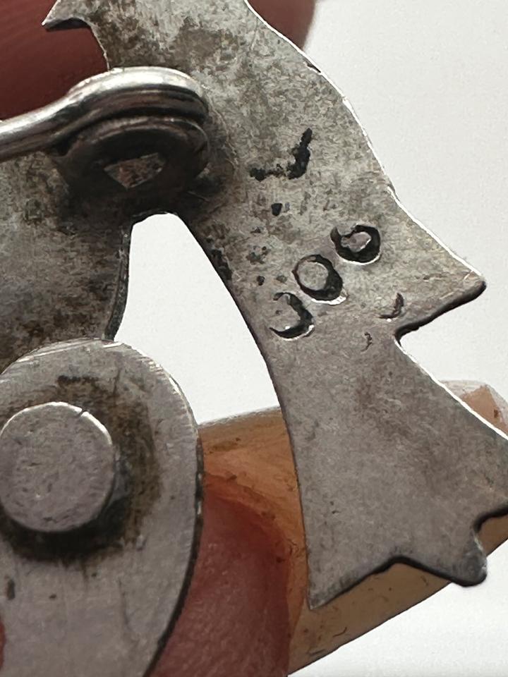 Antike brasilianische Brosche/ Anhänger/ Amulette Silber 900 in Berlin