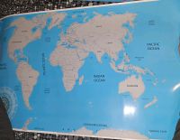 Rubbel- Weltkarte zum Freikratzen von Reiseländern Mitte - Wedding Vorschau