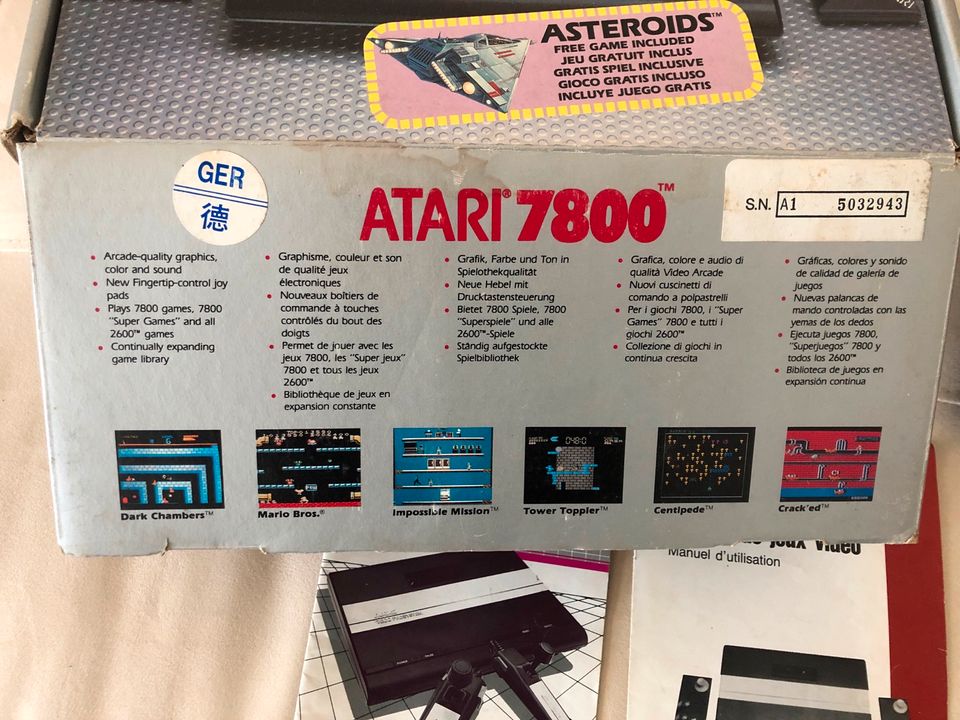 Atari 7800 Konsole + Riesen Modul-Sammlung + Highscore cartridge in Berlin