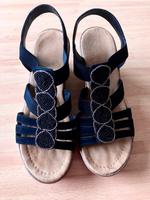 Rieker Sandalen Größe 39 - schwarz - Kork-Plateau- Bayern - Oberdolling Vorschau