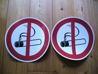 2 Aufkleber "Rauchen verboten" Rheinland-Pfalz - Altrich Vorschau
