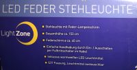 LIGHTZONE LED-Feder-Stehleuchte Ø ca. 40 cm 153 cm hoch Sachsen-Anhalt - Halle Vorschau