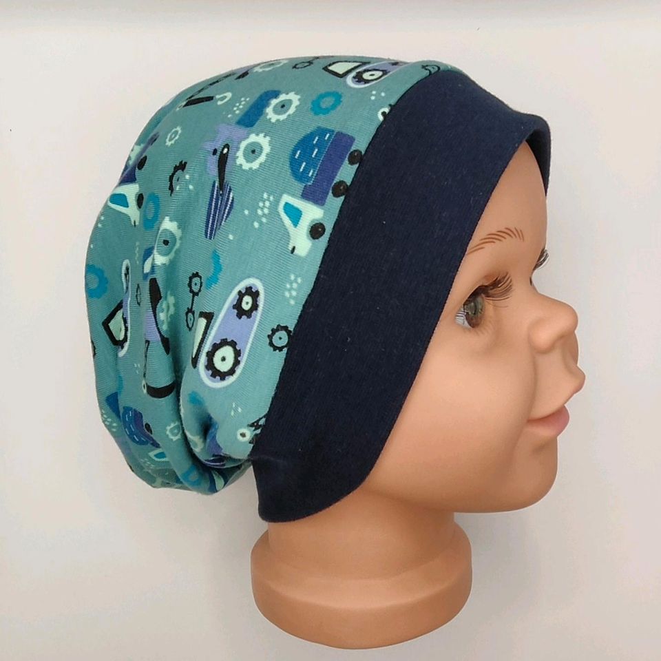 Mütze Beanie NEU Handmade Wunschgröße & Design Bagger in Warburg