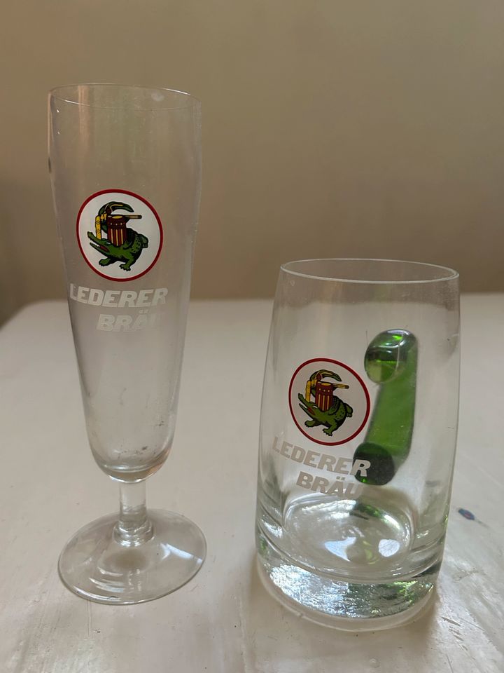 Lederer Brauerei Gläser in Lauf a.d. Pegnitz