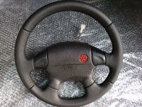 VW GOLF 3 III JUBI GTI PASSAT B4 VENTO POLO 6N LENKRAD LEDER NEU Sachsen - Görlitz Vorschau