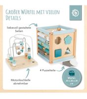 Bieco Motorikwürfel Holz Pastell Berlin - Steglitz Vorschau