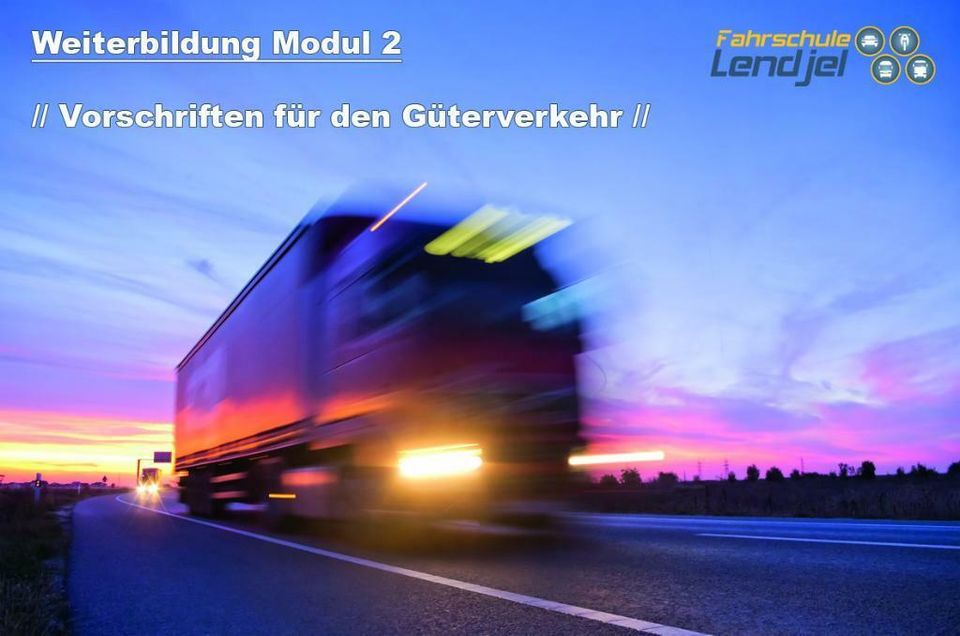 // Weiterbildung LKW Modul 2 (Sozial)-Vorschriften für den Güterv in Dietzenbach
