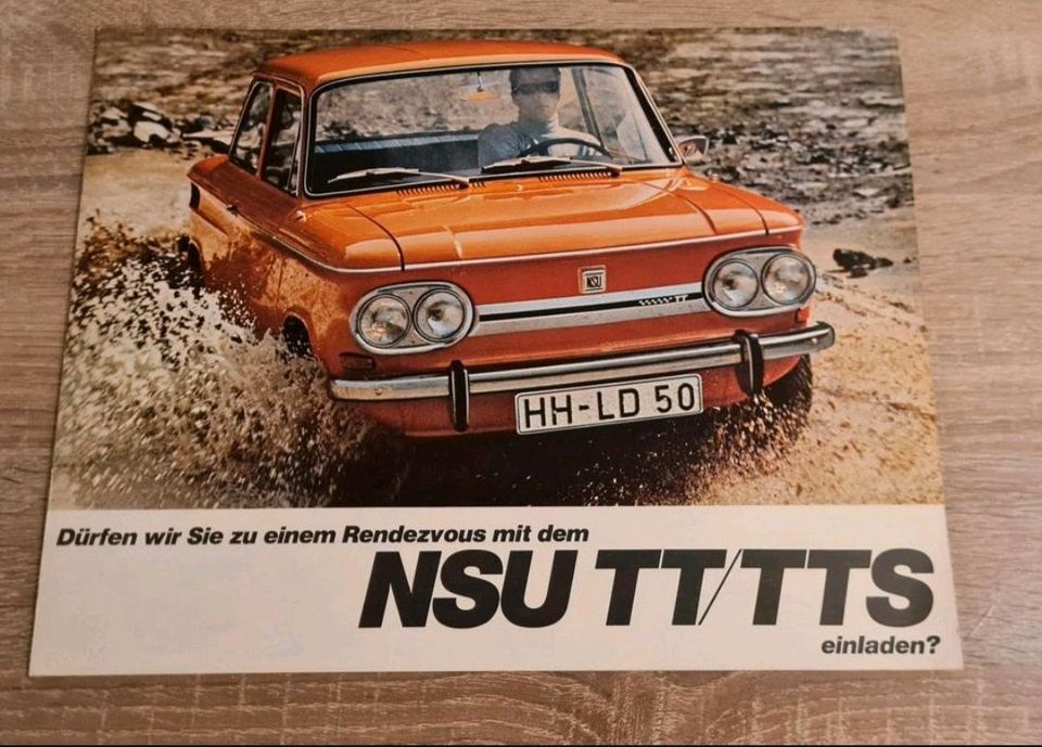 NSU Org TT TTS Prospekt in Kernen im Remstal