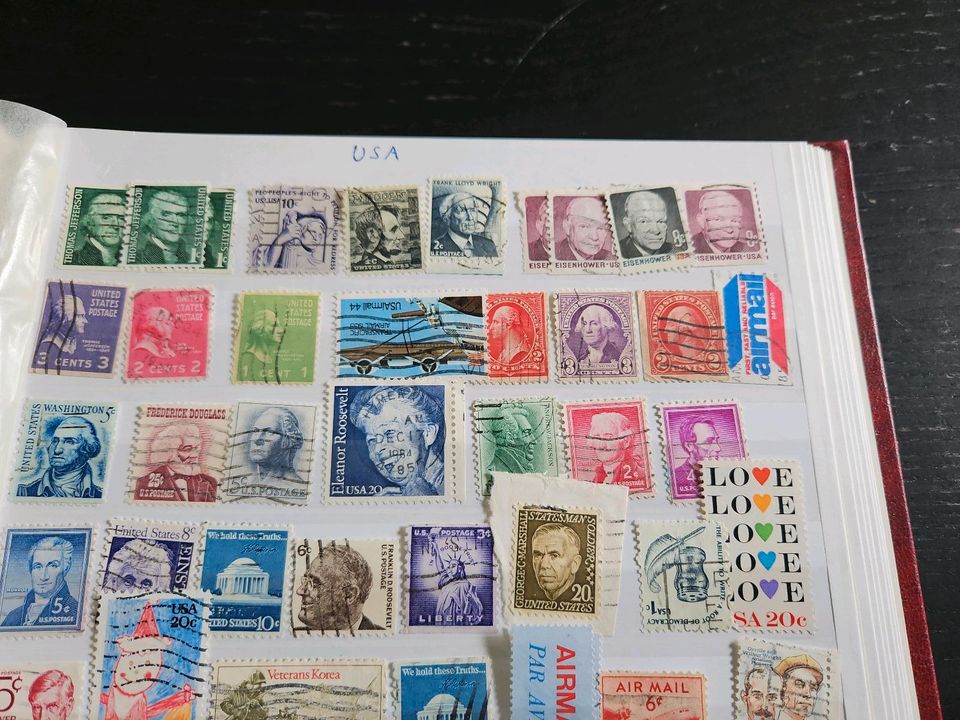 Briefmarken USA Amerika in Riedenberg