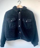 Zara Teddy Jacke oversized Jeans XS schwarz Thüringen - Suhl Vorschau