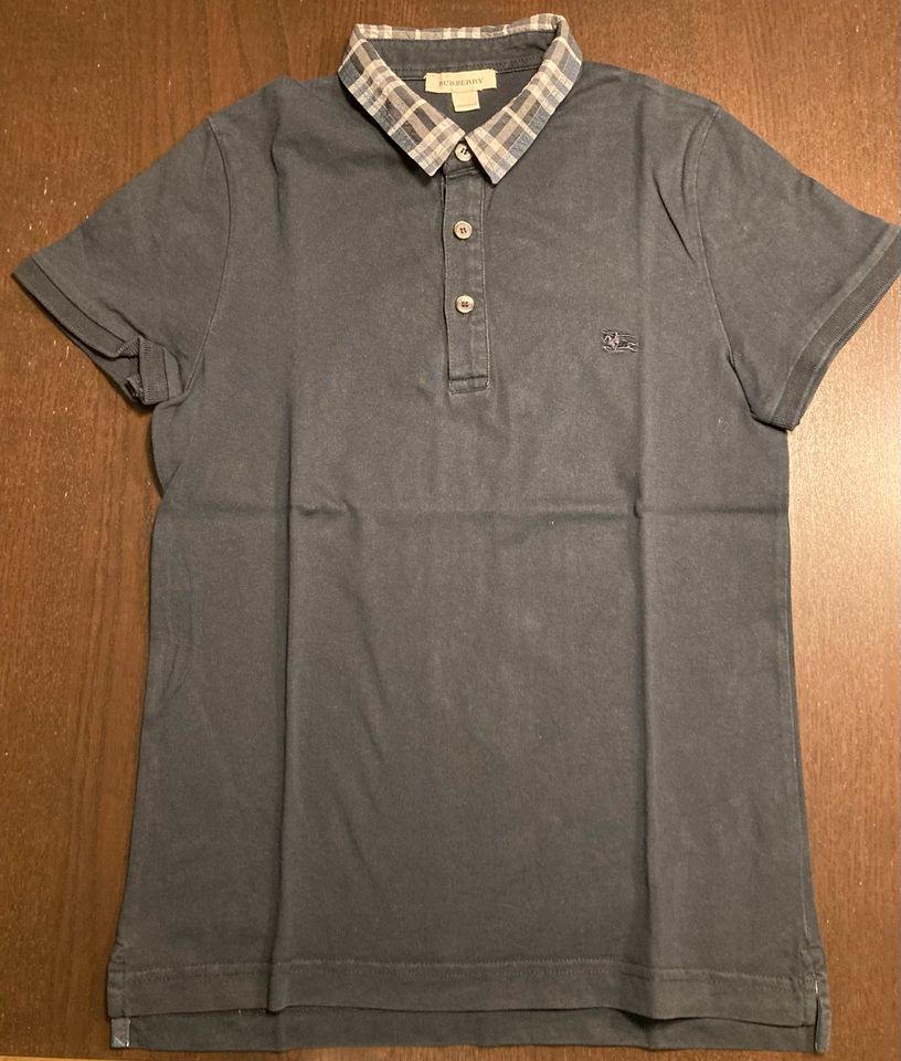 Polo-Shirt Burberry 150 blau 100% Baumwolle in Kranzberg