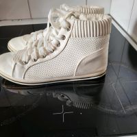 Weiße Knöchelstoffschuhe Gr. 38 Sachsen - Plauen Vorschau