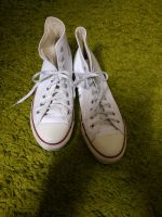 Converse All Star Chucks weiss Leder UK 8 Gr 41.5 Saarbrücken-Mitte - Malstatt Vorschau