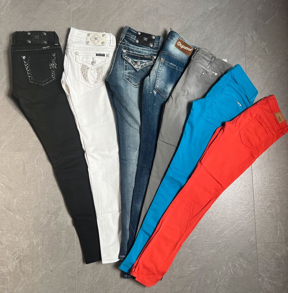 Damen Dsquared, Met, Miss Me, Jeans und Hosen Gr. 25/26 in Sinsheim