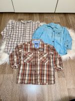 3 Hemden Set kariert braun Jeans Hemd 86 blau Geburtstag Baden-Württemberg - Sulz Vorschau