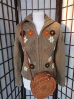 Vero Moda Vintage Strickweste mit Blumen Stickerei in braun Gr. S Stuttgart - Stuttgart-Nord Vorschau