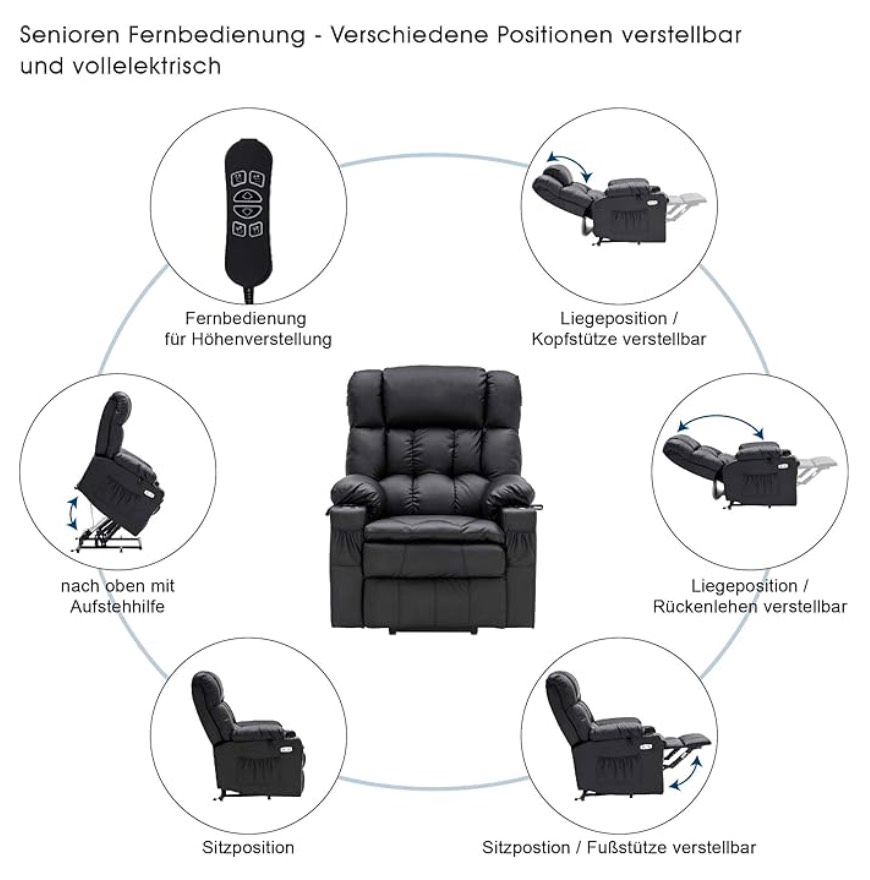 Relaxsessel mit elektrischer Aufstehhilfe | Nur 5 Monate benutzt in Reinheim