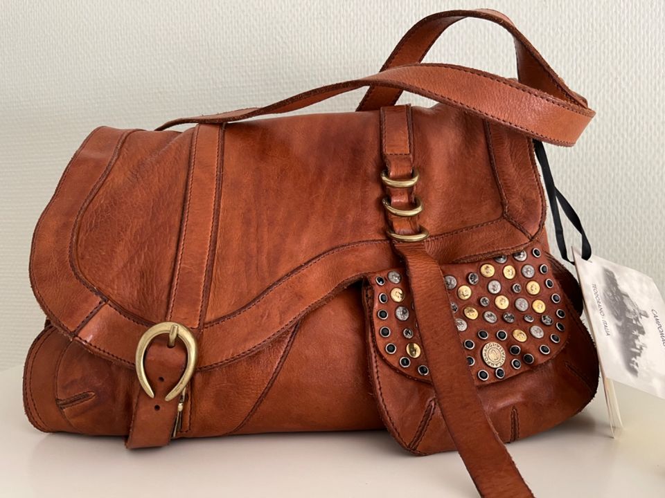 Campomaggi Tasche Arya großes Modell neuwertig Cognac ❣️ in Budenheim