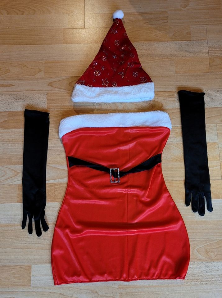 Mrs Santa Weihnachtskostüm Kostüm Damen Dessous Kleid in Uchte