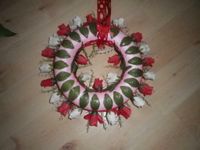 Kranz Rosa mit 25 Rosen  Durchmesser : 22 cm Bayern - Syrgenstein Vorschau