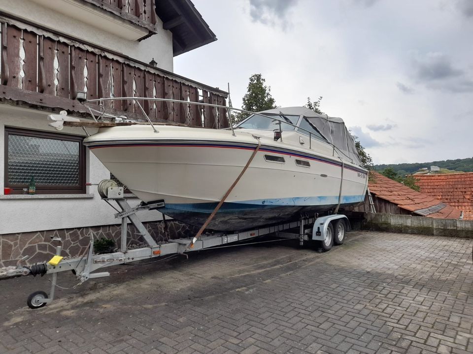 Sportboot Sea Ray Srv 240 mit 3,5 T Trailer. 2x 132 Kw Tausch in Waibstadt