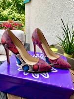 Pumps / High Heels, buntes Schlangenmuster, Gr. 38, neuwertig Hessen - Butzbach Vorschau