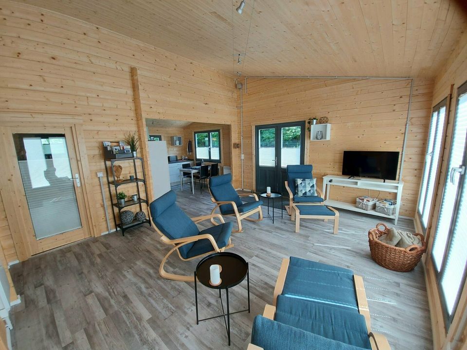 Vermiete Ferienhaus SARAHLITA mit Sauna im Westerwald Holzhaus in Nistertal