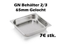 GN Behälter 2/3 - 65mm Gelocht | Gastro Küche Catering Essen - Essen-Kray Vorschau