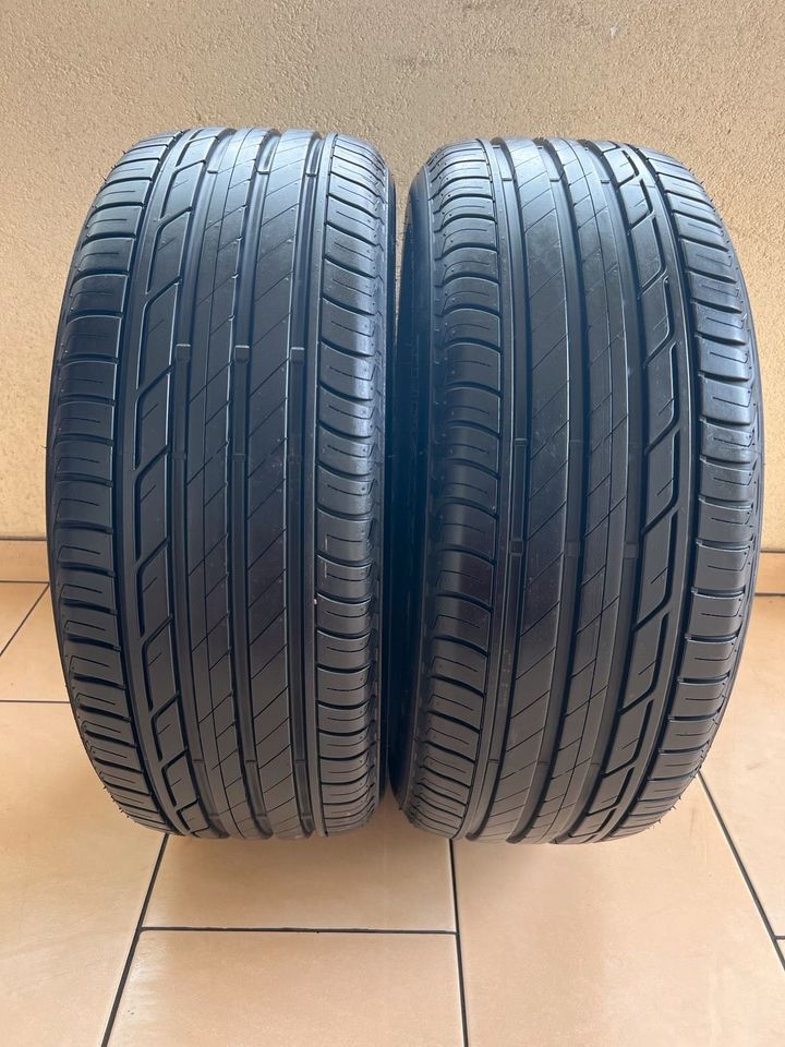 2x 215 50 R18 92W Sommerreifen Bridgestone 7mm DOT:0419 in Meschede