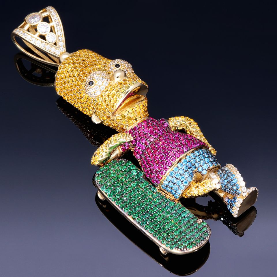 Iced out deals bart simpson