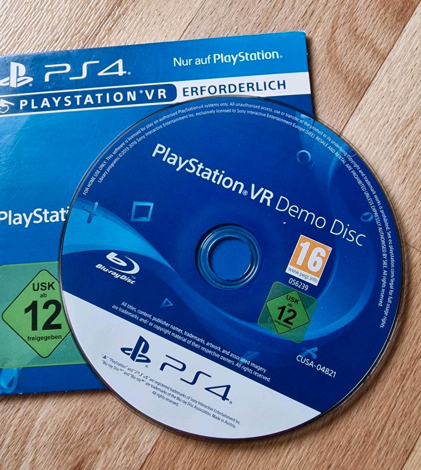 VR Brille PS4/PS5+Spiel in Prenzlau