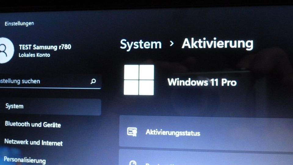 Laptop SAMSUNG R780, 17" Display, SSD-128GB, DVD, Win 11 pro. Neu in Bad Füssing