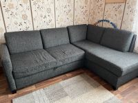 Sofa grau meliert mit Schlaffunktion 220x160 cm Niedersachsen - Varel Vorschau